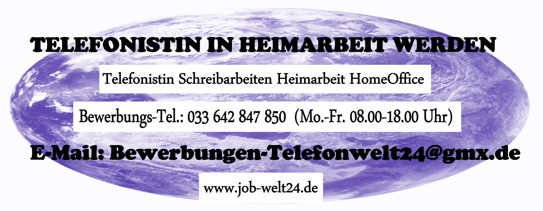 Jobs Job Jobangebot Jobbörse Heimarbeit Telefonistin Arbeit Nebenjob Telefonistin Heimarbeit Stellenangebot